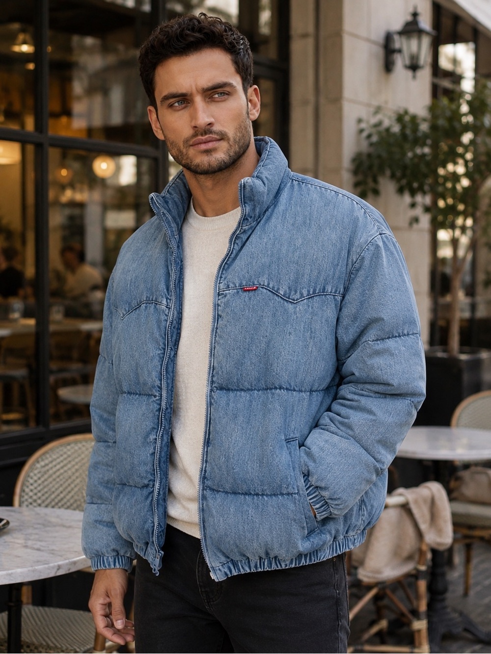 Levi’s style A0726-0003, the Super Puffer Jacket Men’s size Medium